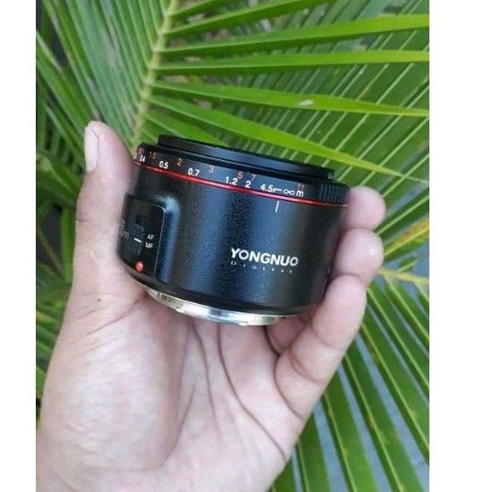 Lensa Fix YN 50mm Mark II For Canon
