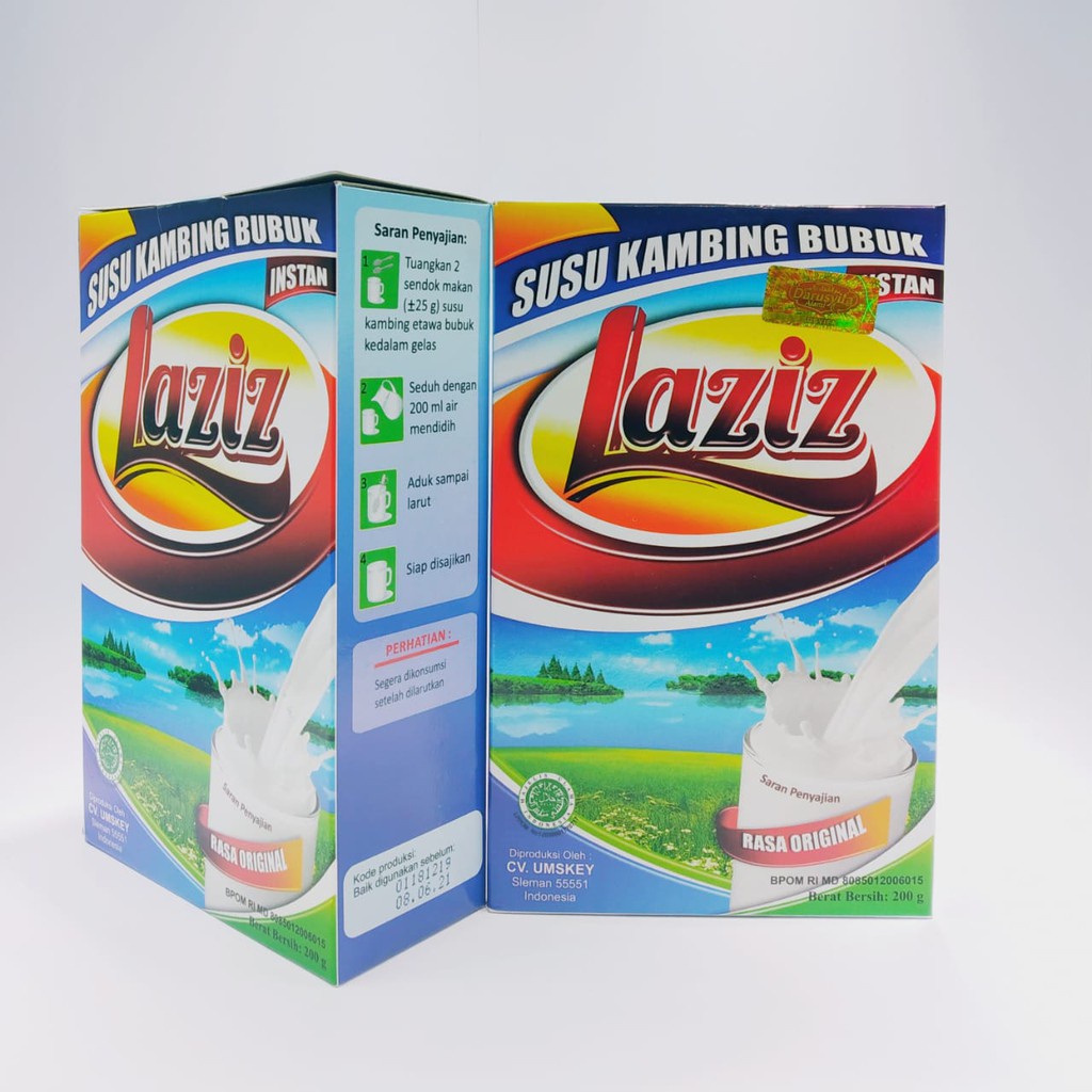 laziz Susu Kambing Rasa Original Paket 2 box