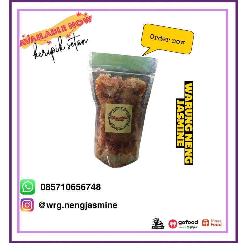 

KRIPSET (KRIPIK SETAN) NENG JASMINE