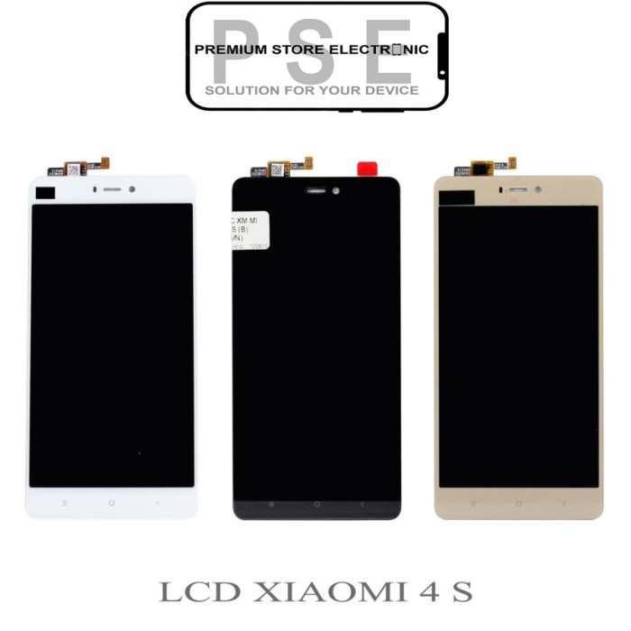 LCD Xiaomi Mi 4s Fullset Touchscreen ORIGINAL Garansi 1 Bulan