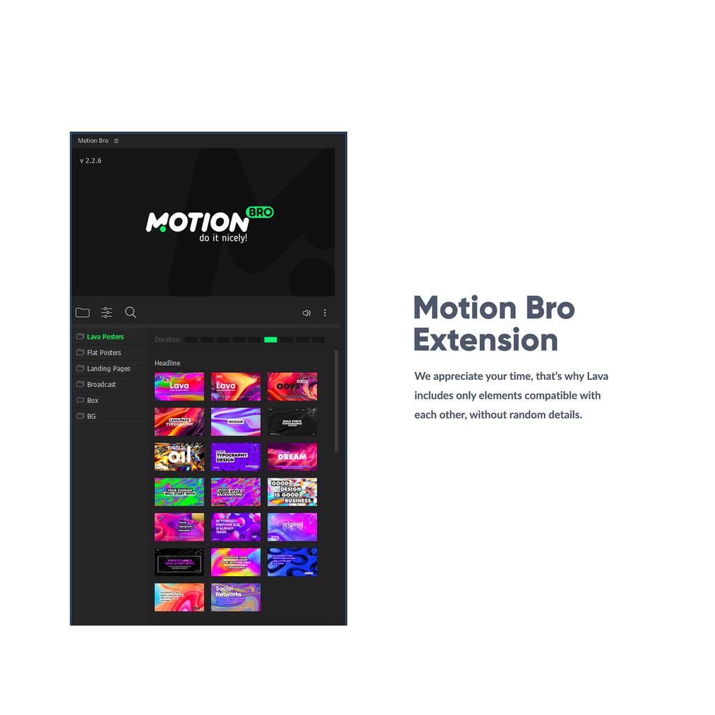 Motion Bro - Lava 2.0 - Social Media Pack - After Effect (Extension)