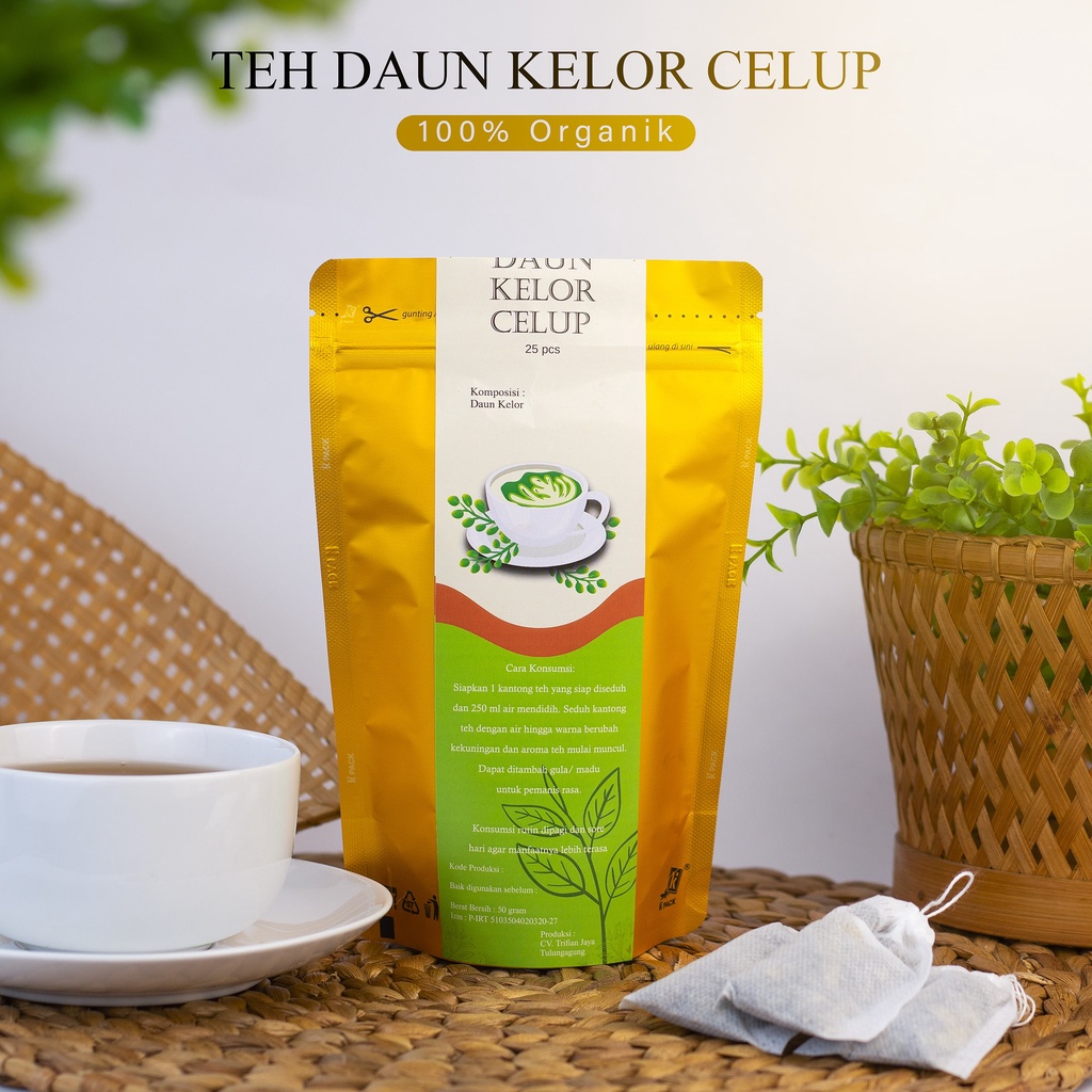 Jual Teh Celup Daun Kelor Trifian Herbal Shopee Indonesia