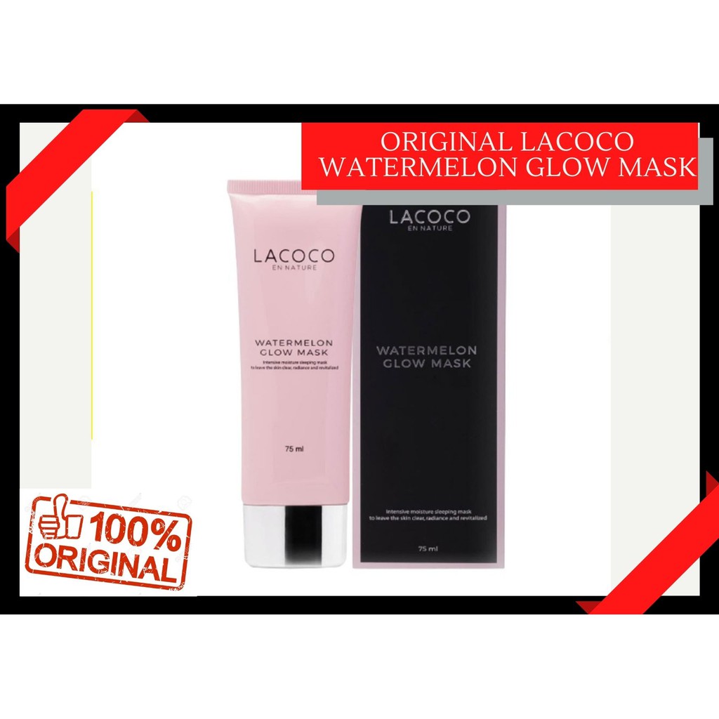 LACOCO Watermelon Glow Mask - Original Produk NASA
