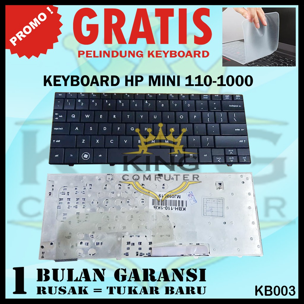 Keyboard HP Mini 110-1000 110-1013tu 110-1014tu 110-1069