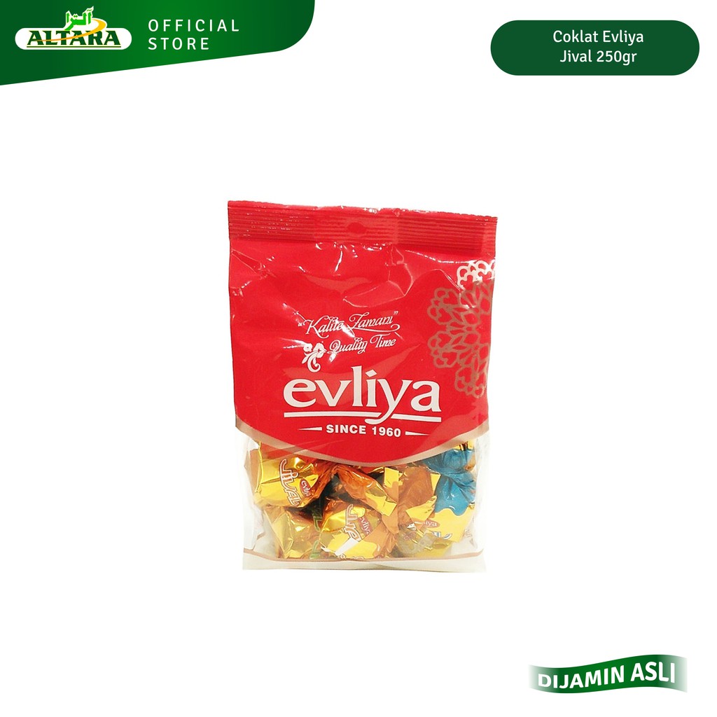 

Coklat Evliya Jival 250gr - Coklat Susu - Coklat Turki - Oleh oleh haji