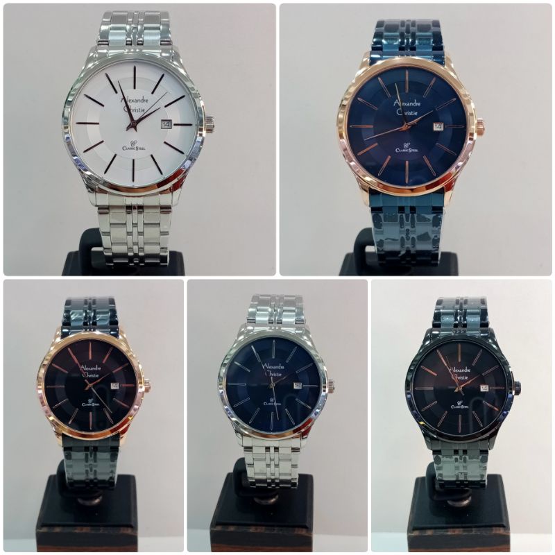 JAM TANGAN ALEXANDRE CHRISTIE COWOK 8348 MD ORIGINAL & GARANSI RESMI AC