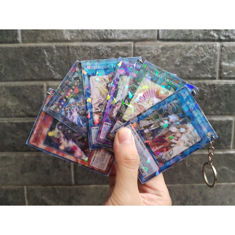 Jual yugioh keychain card custom by request Shopee Indonesia