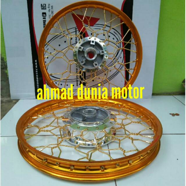 Velg jari jari vixion old model stel kepang spaket siap pakai  rossi.