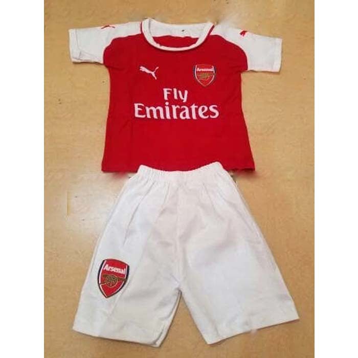 Baju Bola Anak Bayi Setelan Jersey Bayi - Arsenal Home