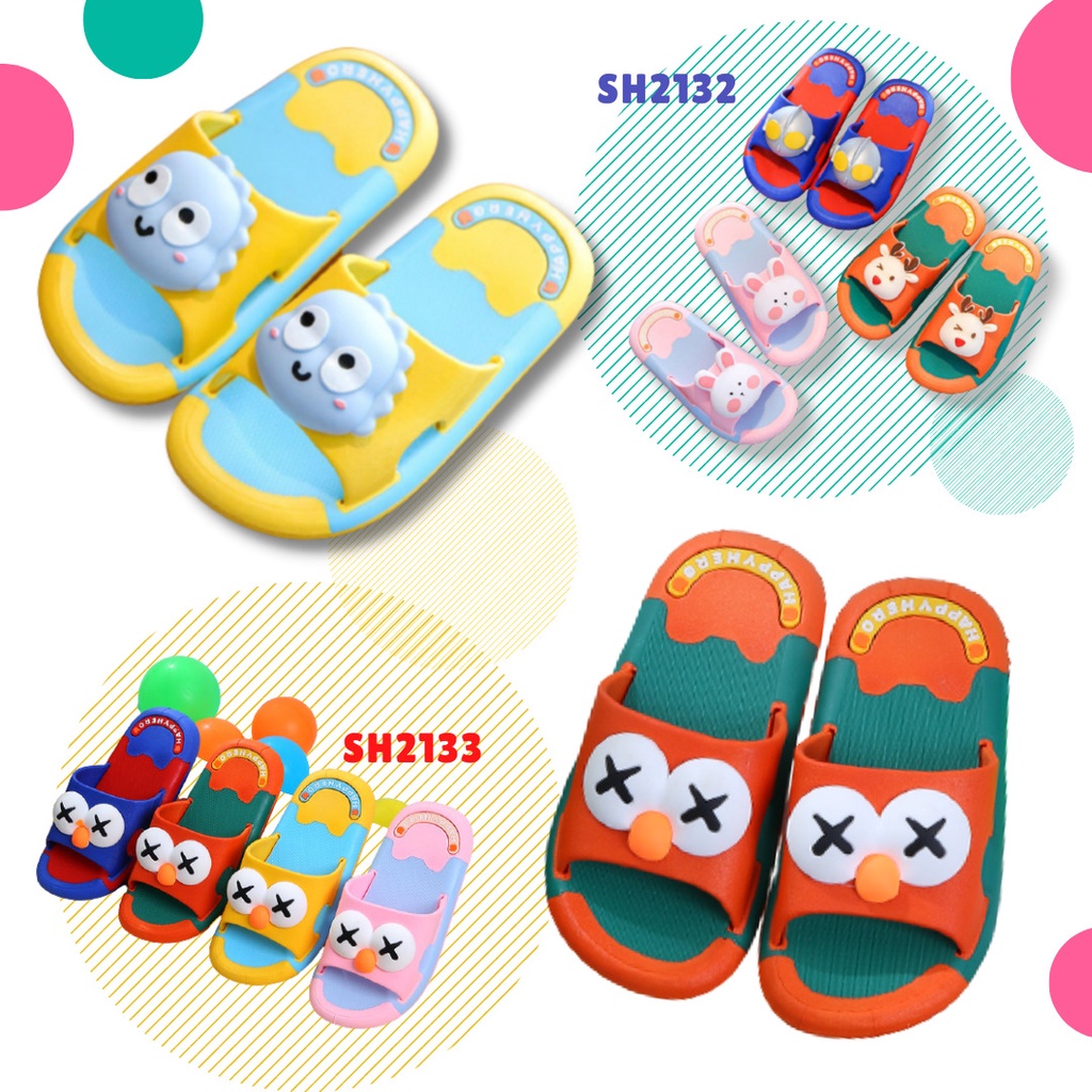 Minipetite SH2132 | SH2133 Sandal Anak Karakter Timbul