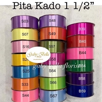 

Pita Satin. Pita Jepang. Pita Ribbon. Pita Lis Emas. Pita Kado 1 1/2. Pita Curly.