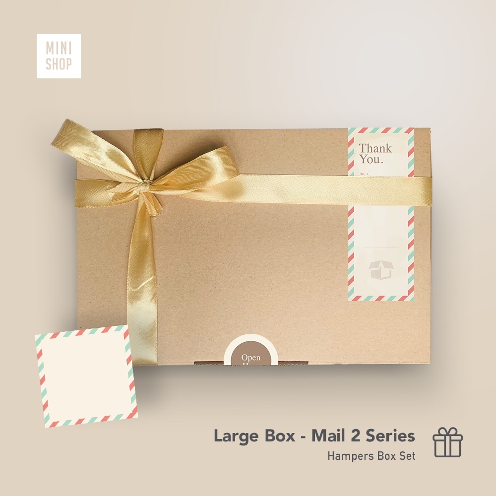 

Box Kado Kardus Hampers Mail 2 ( kotak kado / kemasan )