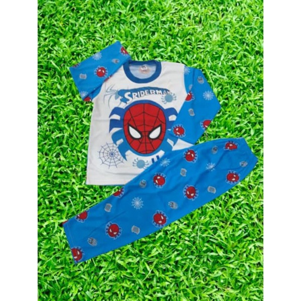 Piyama Setelan Anak Cherry House / Baju Tidur Anak Size 8-10