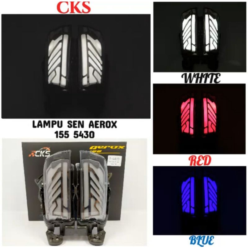 Lampu sen led wuming Yamaha Aerox 155 connected 2020 / Sein Assy Led Aerox 155  New 2020