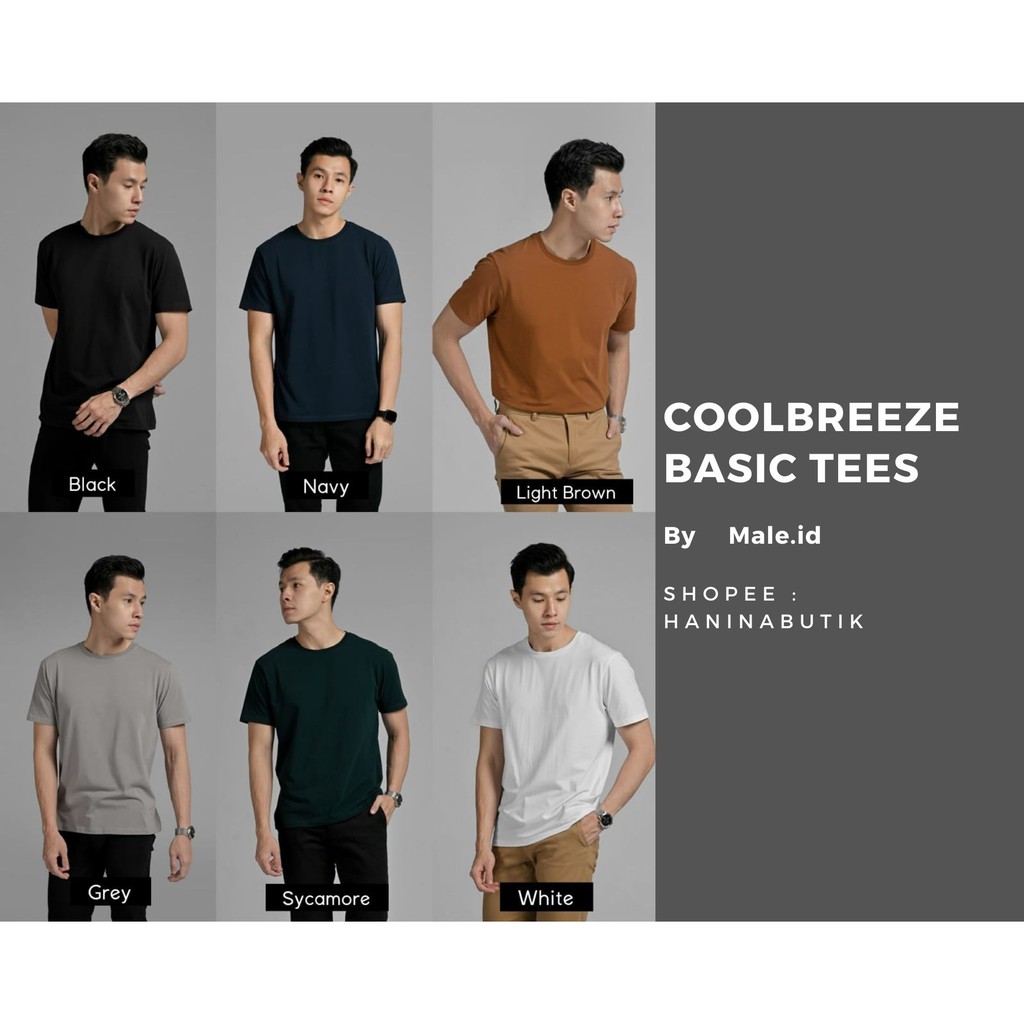COOLBREEZE BASIC TEES By MALE.ID