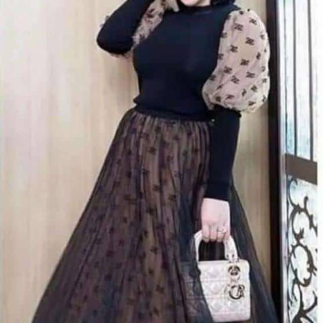 Set rok tutu fendi mix rajut