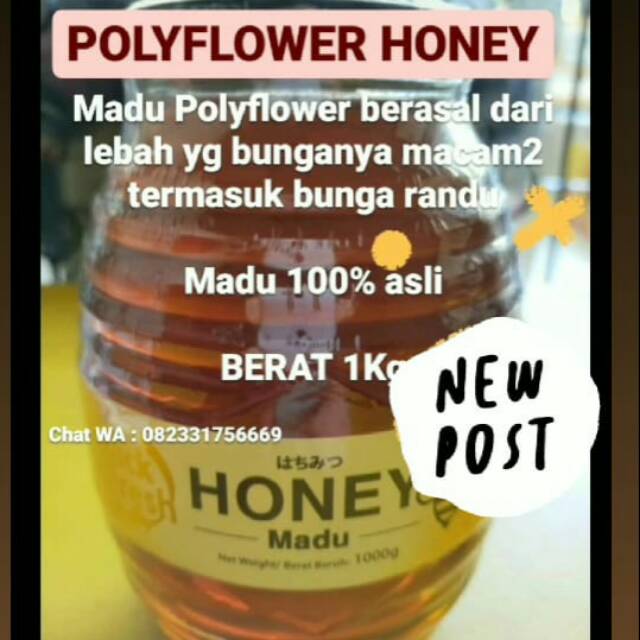 

Madu Polyflower 1Kg Madu Asli 100%