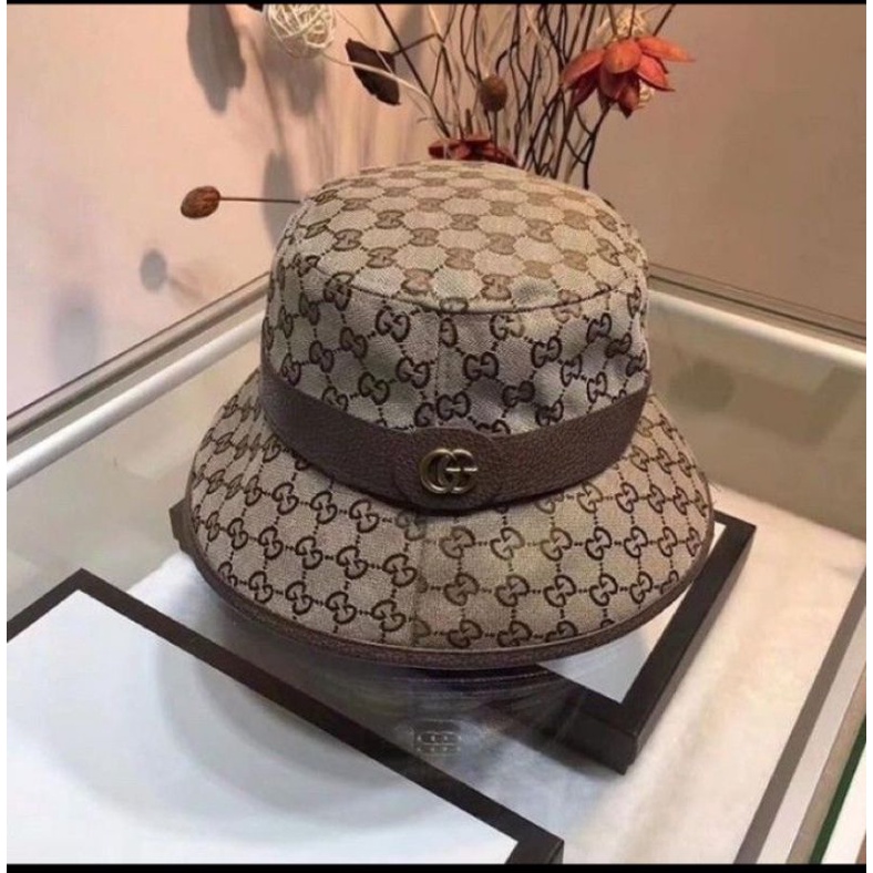 Bucket hat/topi Gucci premium brown