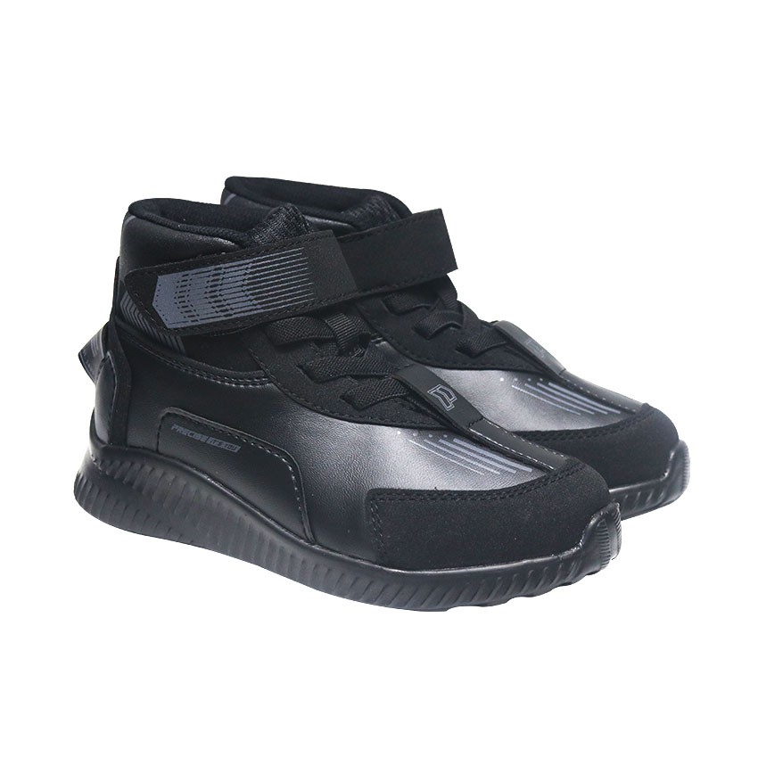 Precise Ciro TD Sepatu Sneakers Sekolah Anak - All Black