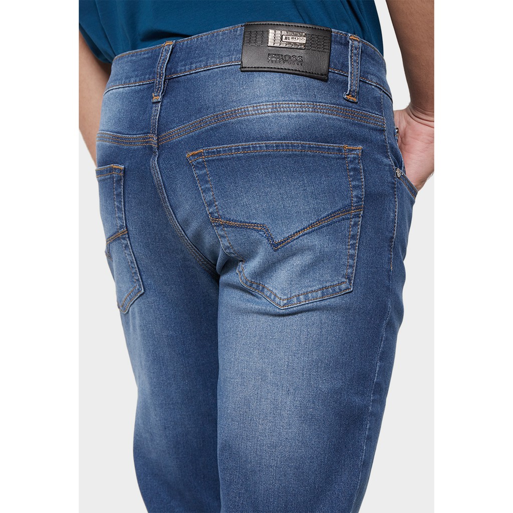 JBBoss Celana Panjang Jeans Bravo Denim Stretch Regular Fit (Blue) / Ramayana Jatinegara