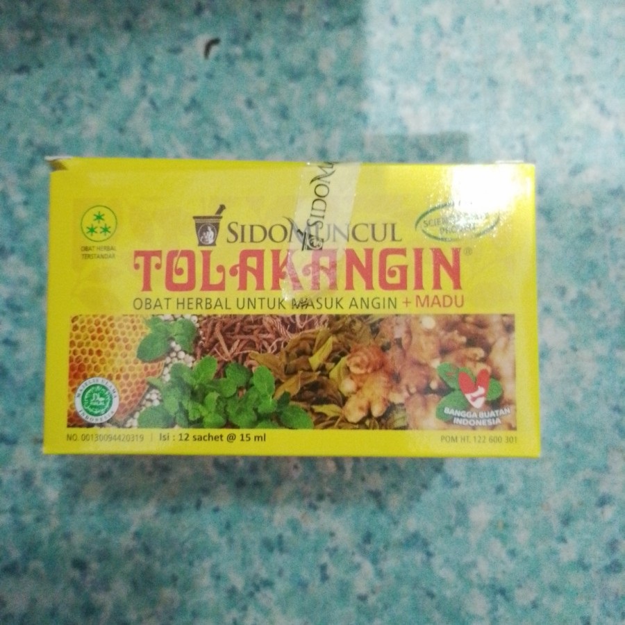

Obat herbal masuk angin TOLAK ANGIN Madu - 1 box (12 sachet @15 ml)