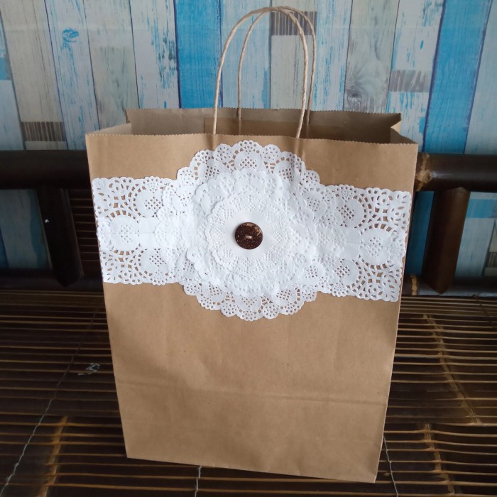

KANTONG KERTAS TAS PAPERBAG DOYLES RUSTIC STYLE SIZE 30 X 12 X 40 CM