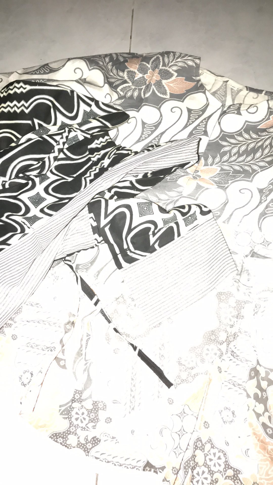 Tey-17 Batik Wanita Asj Sa Hrb026 Kenongo Kemeja Tosca Pendek