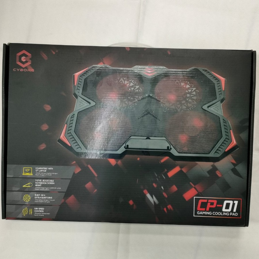 Cyborg Gaming Cooling Pad CP-01 Blizzard / Pendingin Laptop