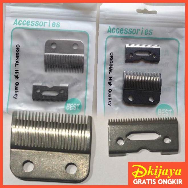 Mata Pisau Cukur KEMEI PG809 707Z 809 1986 1031 SUPER TAPER Kompetibel Replacement Blades W1