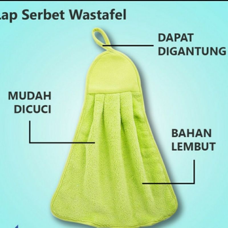 KAIN LAP TANGAN GANTUNG KAIN LAP GANTUNG SERBA GUNA LAP TANGAN - PELANGI ACCESORIES 88