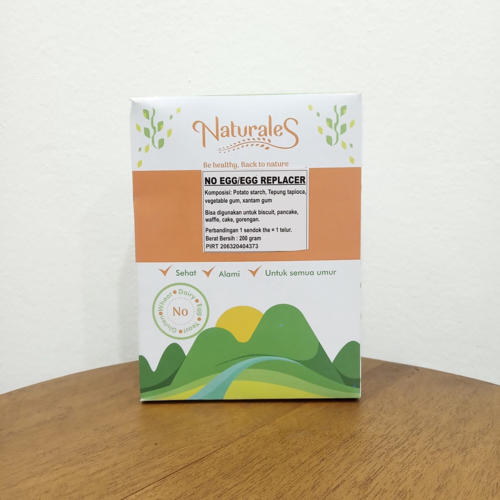 

Egg replacer 200gr - Naturales