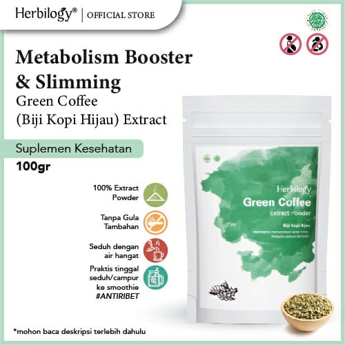 

Herbilogy extract green tea & coffee powder - minuman diet pelangsing / langsing penurun berat badan cepat dan ampuh terbukti dan aman herbal alami 100% - kurus pengecil perut buncit pengurus badan untuk wanita cewek original bpom