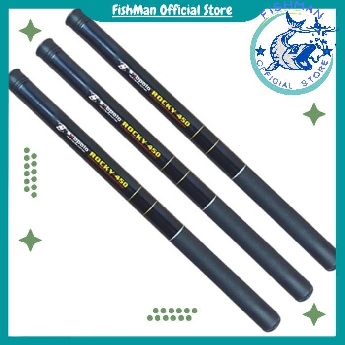 Joran Tegek Ruas Pendek Rocky 270 Hard Action Fiber