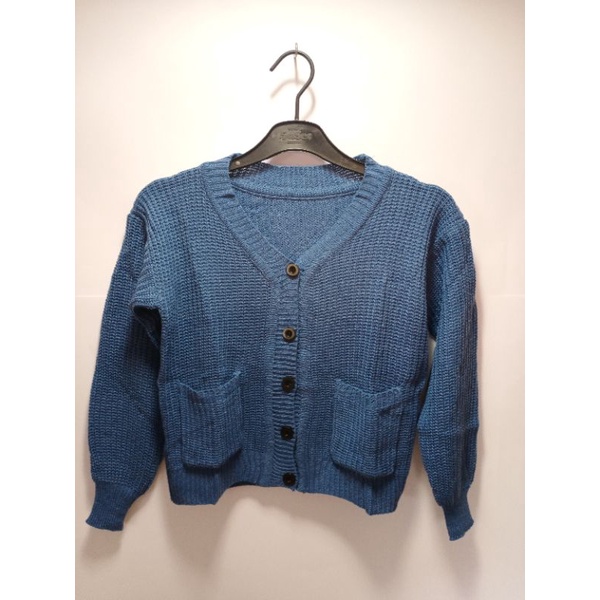 MARISKA CARDIGAN OVERSIZE RAJUT LENGAN PANJANG WANITA BAHAN TEBAL KANCING 5 OUTER KARDIGAN KEKINIAN-Kids Denim
