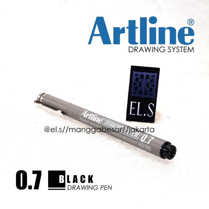 

Pendrawing- Artline Drawing System 07 Black ( Drawing Pen ) -Drawing-Pen.