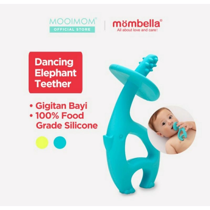 Mombella Dancing Ellephant Silicone Teether