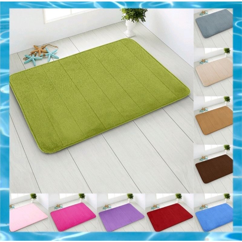 Keset kaki anti selip bahan memory foam serap air
