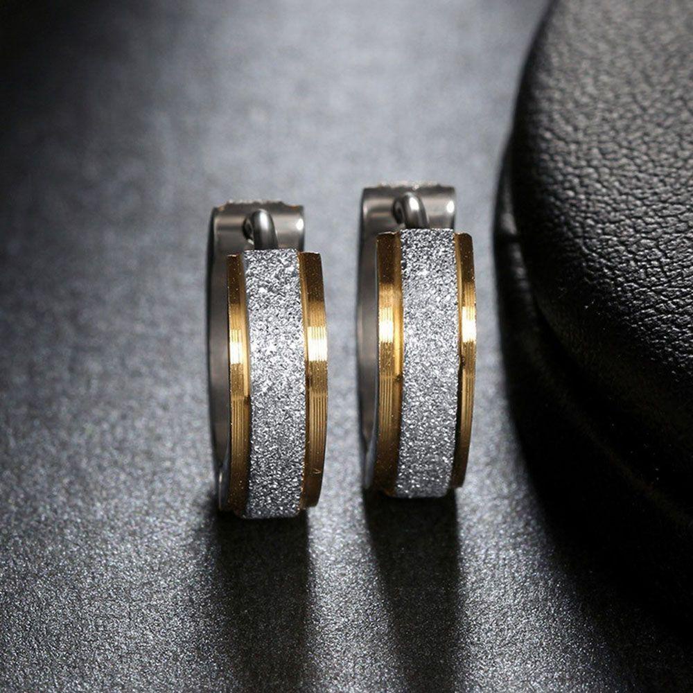 Anting Hoop Agustina Kusam Pria Wanita Fashion Jewelry Man Polish