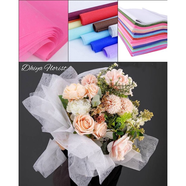 Jual Tissue Wrap Free Packing Flower Wrapping Cotton Paper Tissue ...