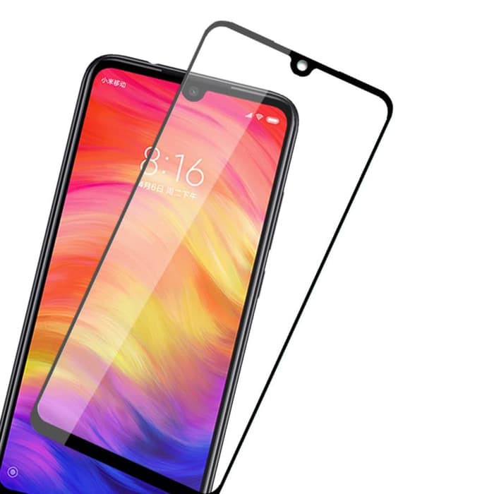 Xiaomi Redmi Note 7 Tempered Glass 6D Full Cover Full Lem