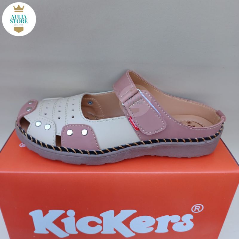 sepatu sandal /selop kickers wanita terbaru jumbo big size ukuran besar 41_45  sl hrv 05