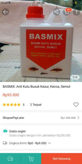 Basmix: (refill) Anti Kutu Busuk Kasur, Kecoa, Semut