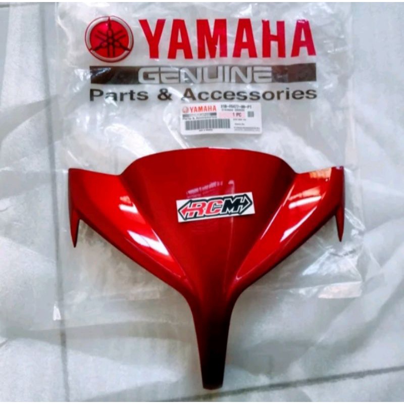 COVER TUTUP BATOK LAMPU DEPAN HEAD LAMP JUPITER Z 115 JUP Z JUPZ ROBOT SALIB 31B WARNA MERAH MAROON ORI ORIGINAL YAMAHA YGP ASLI 31B-F6477-00-P1   JAMINAN ORIGINAL YAMAHA YGP PARTS