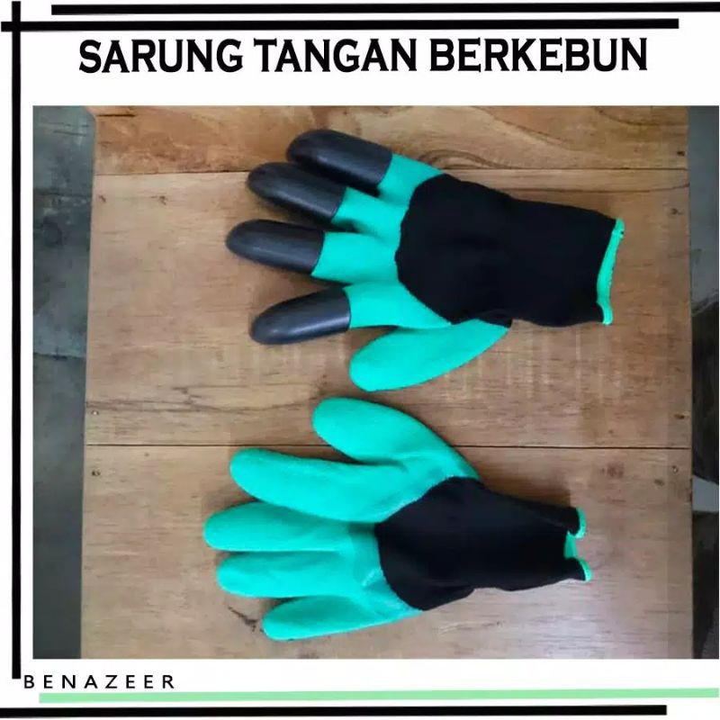 Sarung Tangan Kebun Karet Cakar Tanaman Peralatan Berkebun ANTISLIP Sarung Tangan Berkebun Garden Genie Gloves Cakar Penggali Gali Tanah Pertanian Praktis SPANDEX