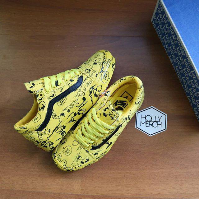 Vans oldskool charlie brown yellow