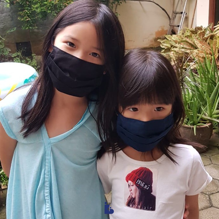 Masker Kain Dengan Kawat Hidung