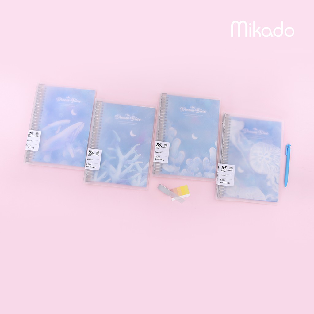 

LANGUO Dream Blue / Loose Leaf Binder B5 - A5 / Binder