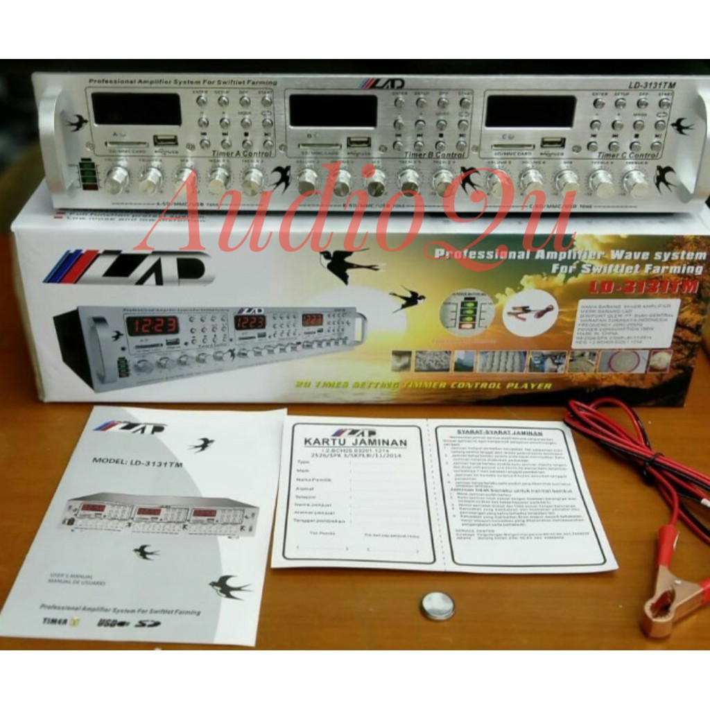 Amplifier Walet LAD LD 3131TM/ LD 3131 TM/ LD3131TM 6 Channel