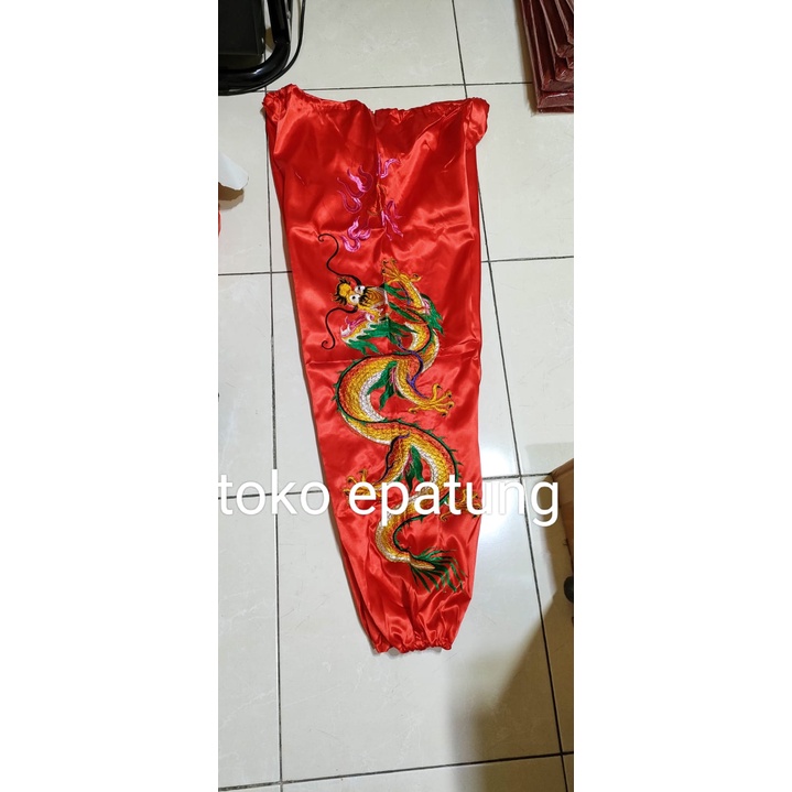 celana tatung merah - naga