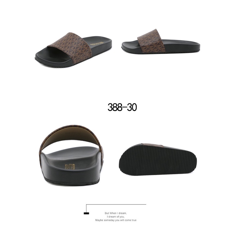 Slide Sandals Signature Logo MK #388-30